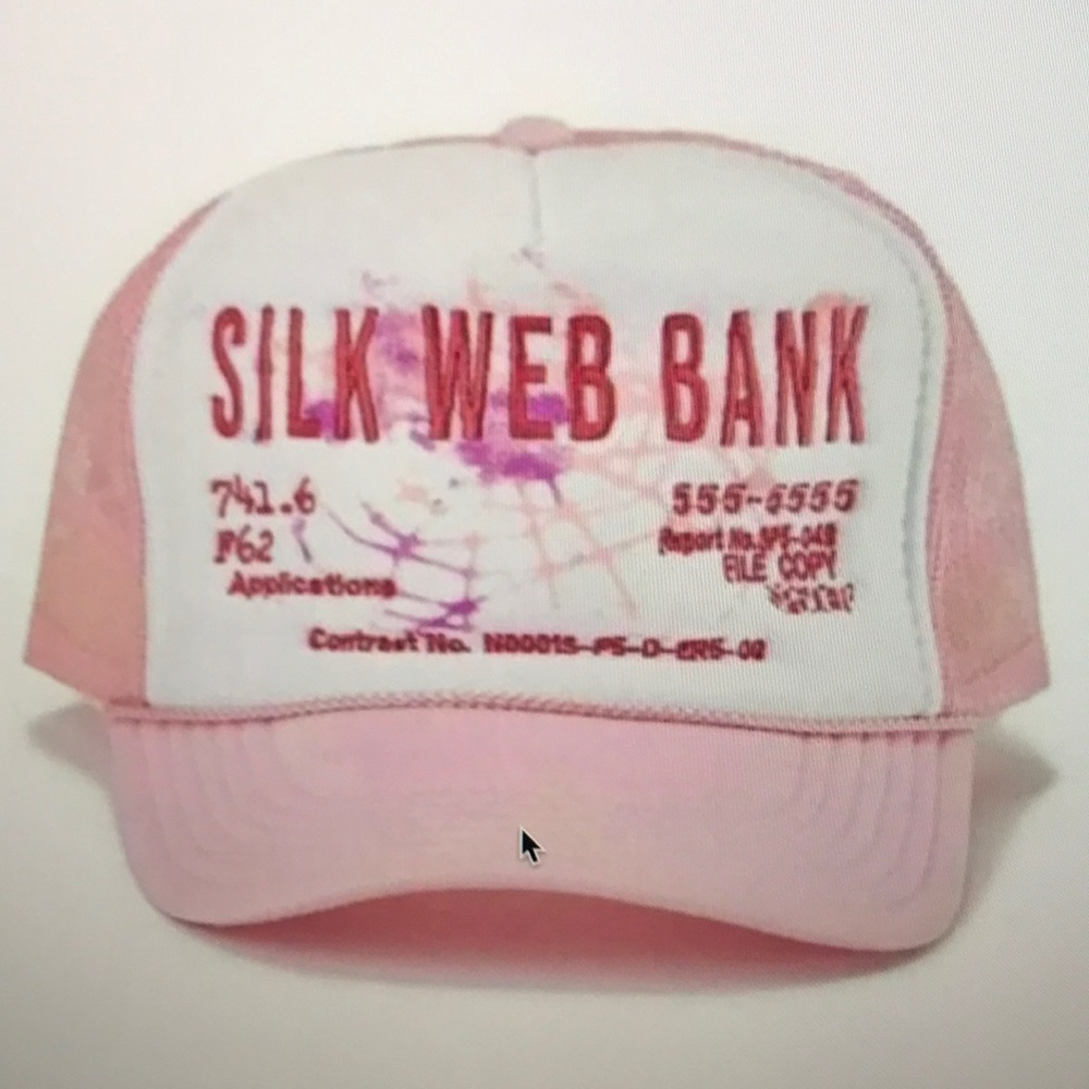 COPY - Young thug x Spider worldwide trucker hat web bank Travis Scott rare 555…